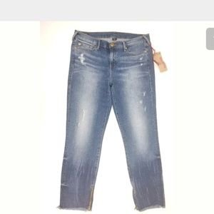 True religion sarah cigarette jeans size 31 stretc